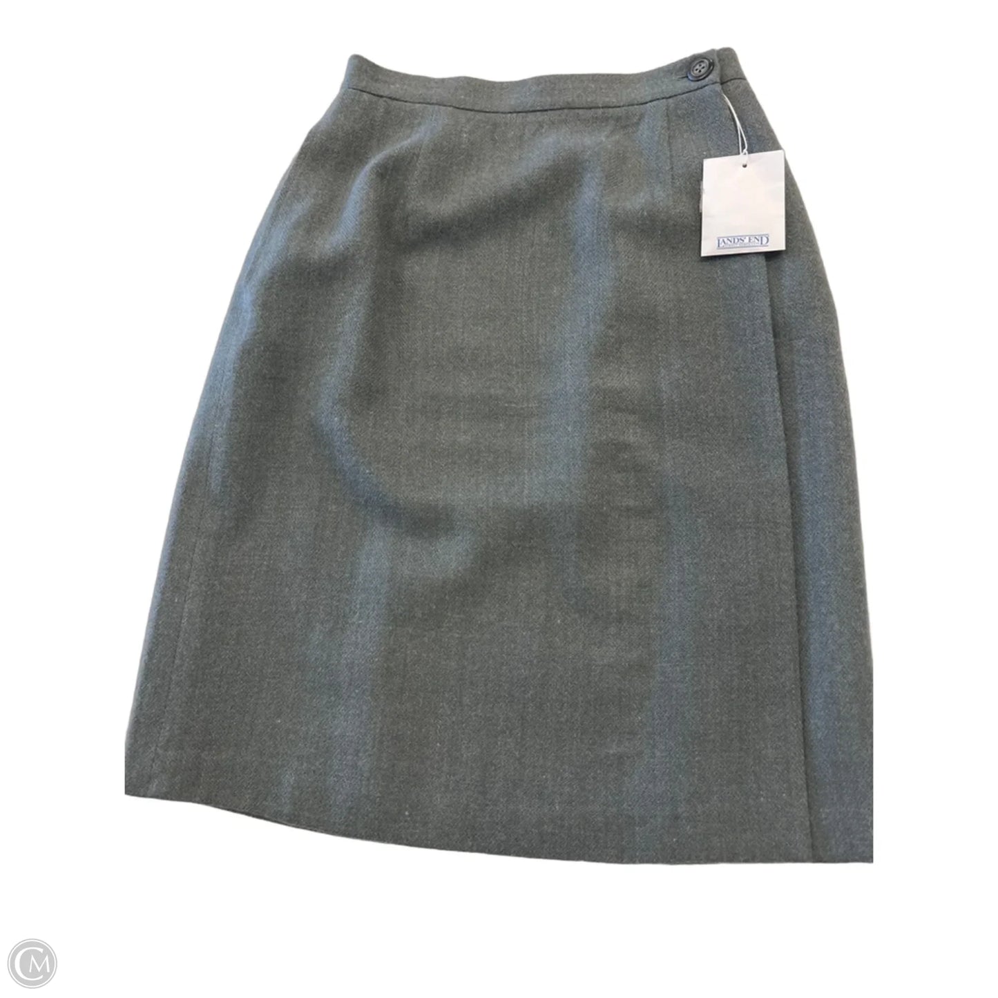 Skirt Mini & Short By Lands End In Grey, Size: 4