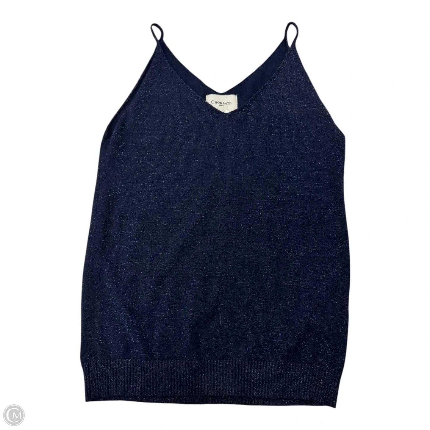 Top Sleeveless By Clothes Mentor In Navy, Size: S