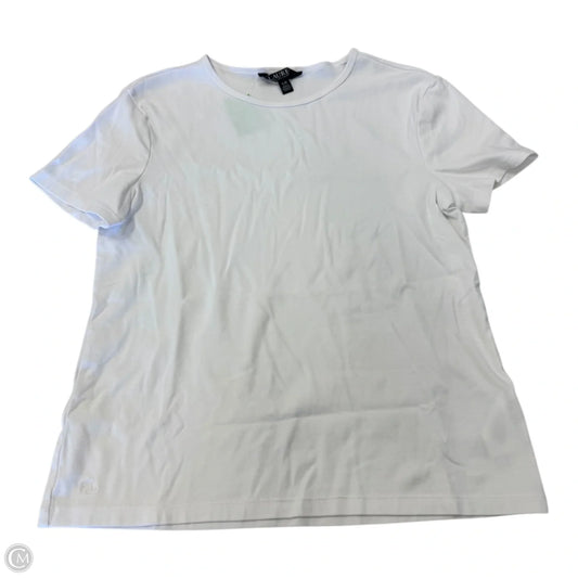 Top Short Sleeve By Ralph Lauren In White, Size: L