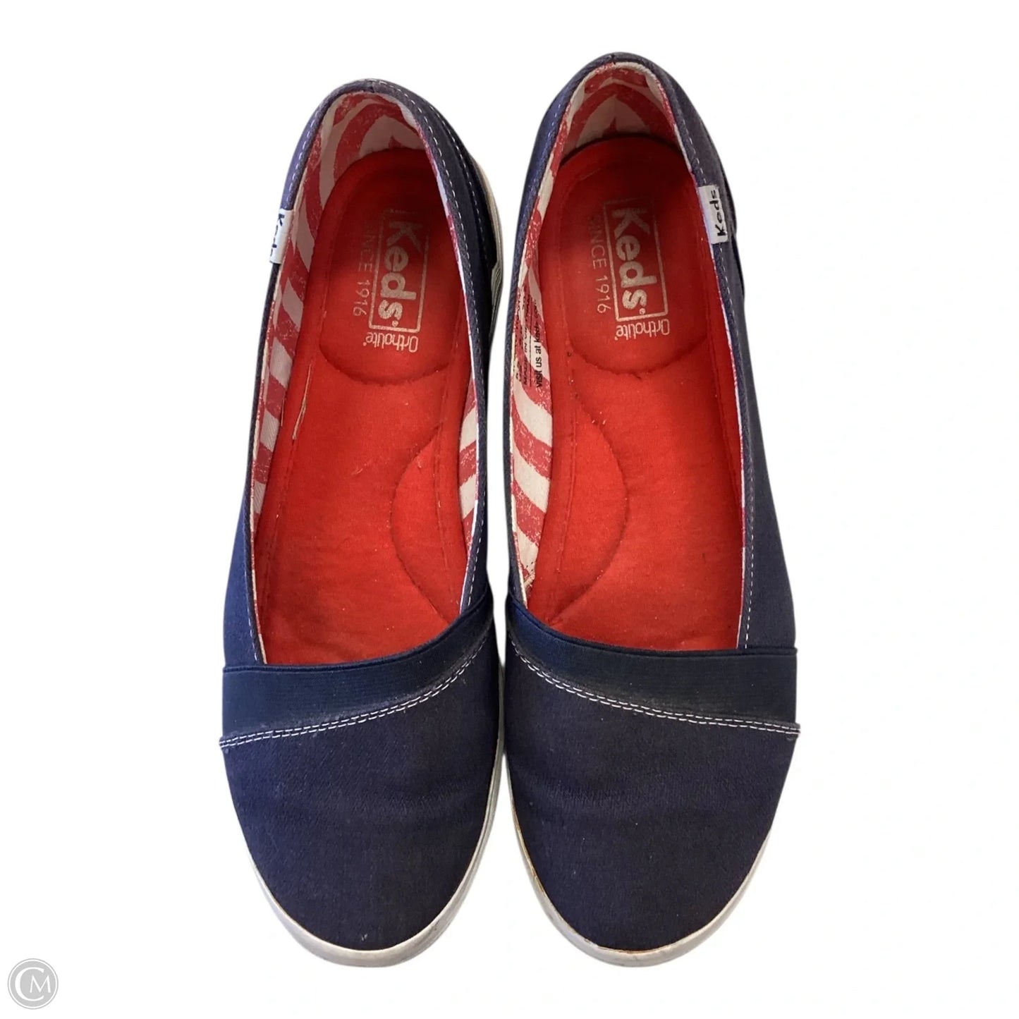 Shoes Flats By Keds In Navy, Size: 8.5