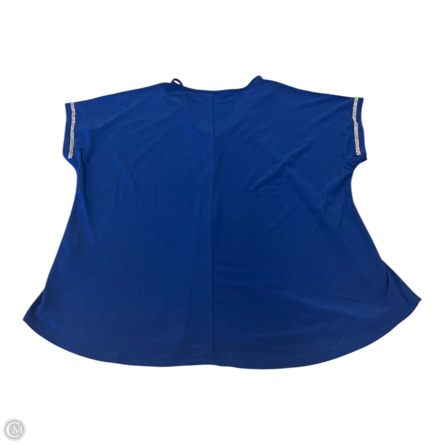 Top Short Sleeve By 89th And Madison In Blue, Size: Xl