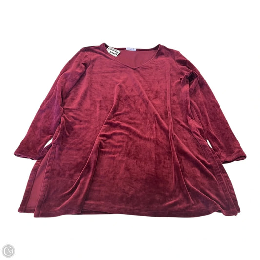 Top Long Sleeve By J. Jill In Purple, Size: L