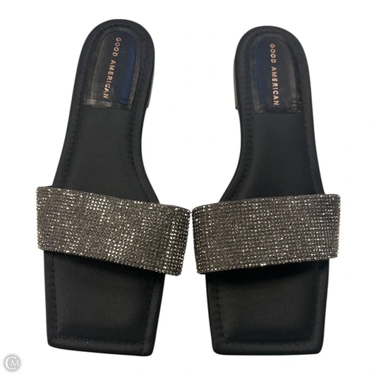 Shoes Flats By Good American In Black, Size: 13