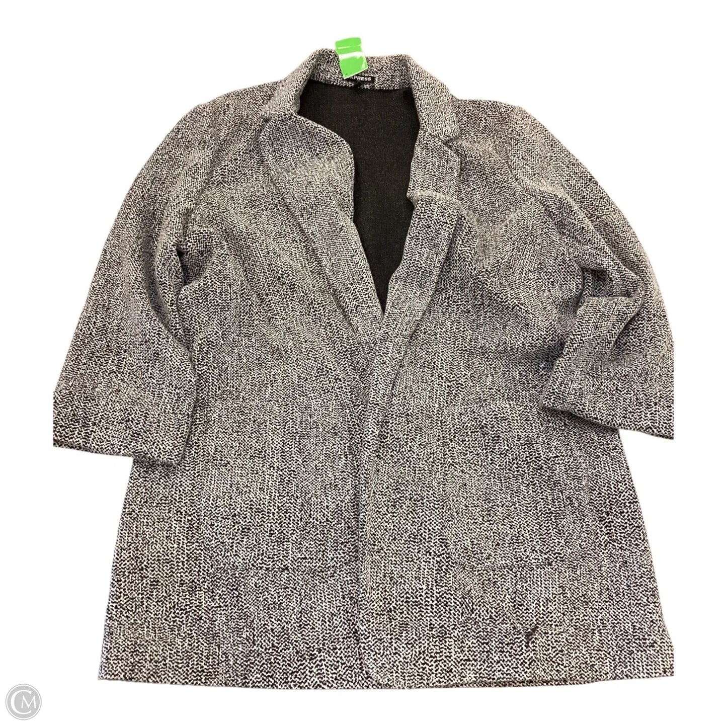 Blazer By Express In Black & White, Size: L