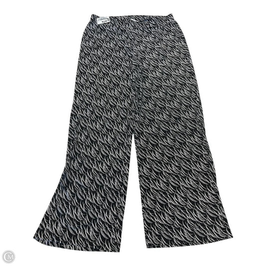 Pants Lounge By Chaus In Black & White, Size: M