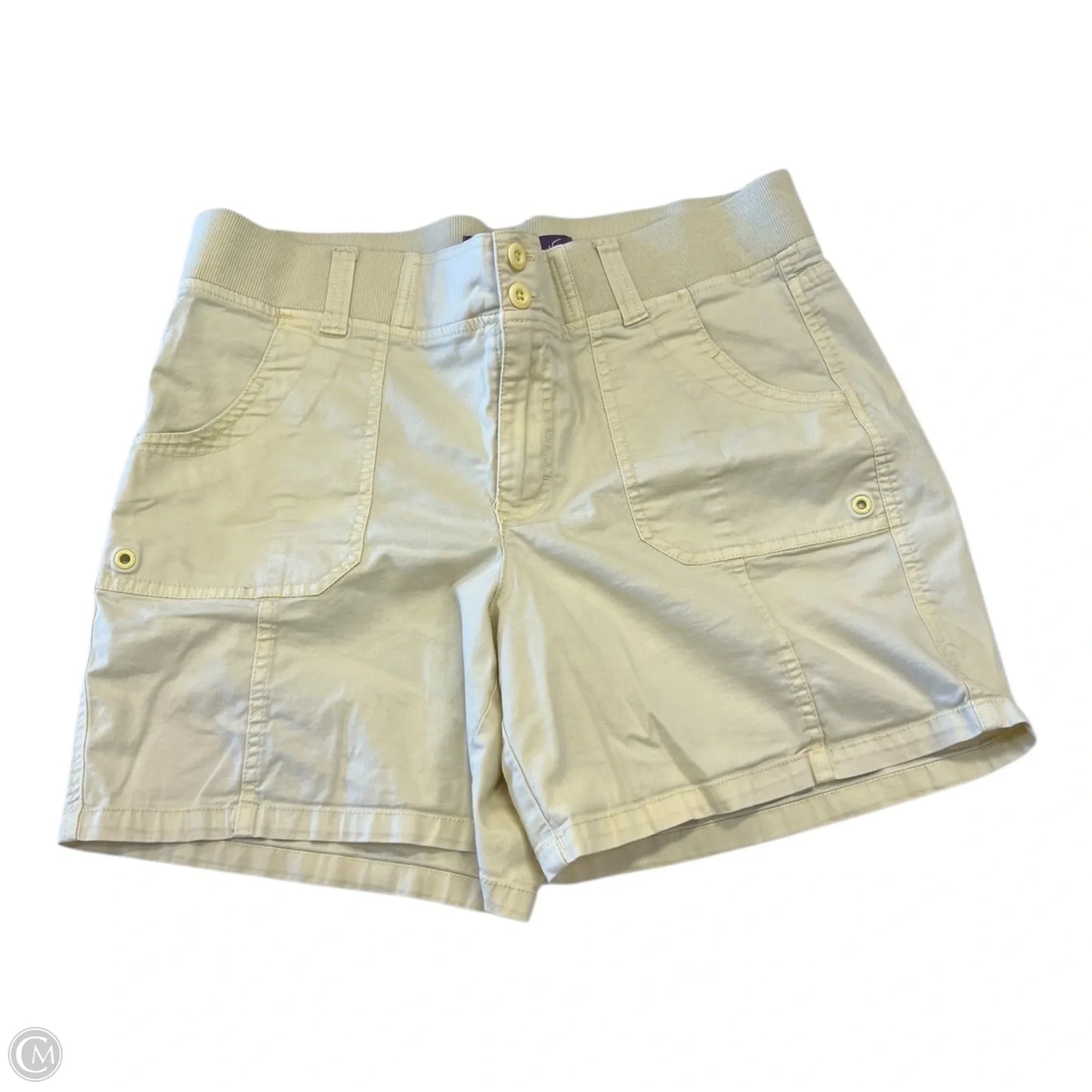 Shorts By Gloria Vanderbilt In Yellow, Size: 10