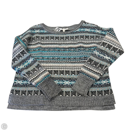 Sweater By Victorias Secret In Blue & Grey, Size: S