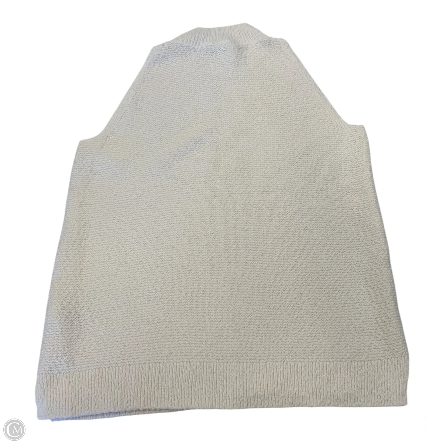 Top Sleeveless By Gap In Cream, Size: S