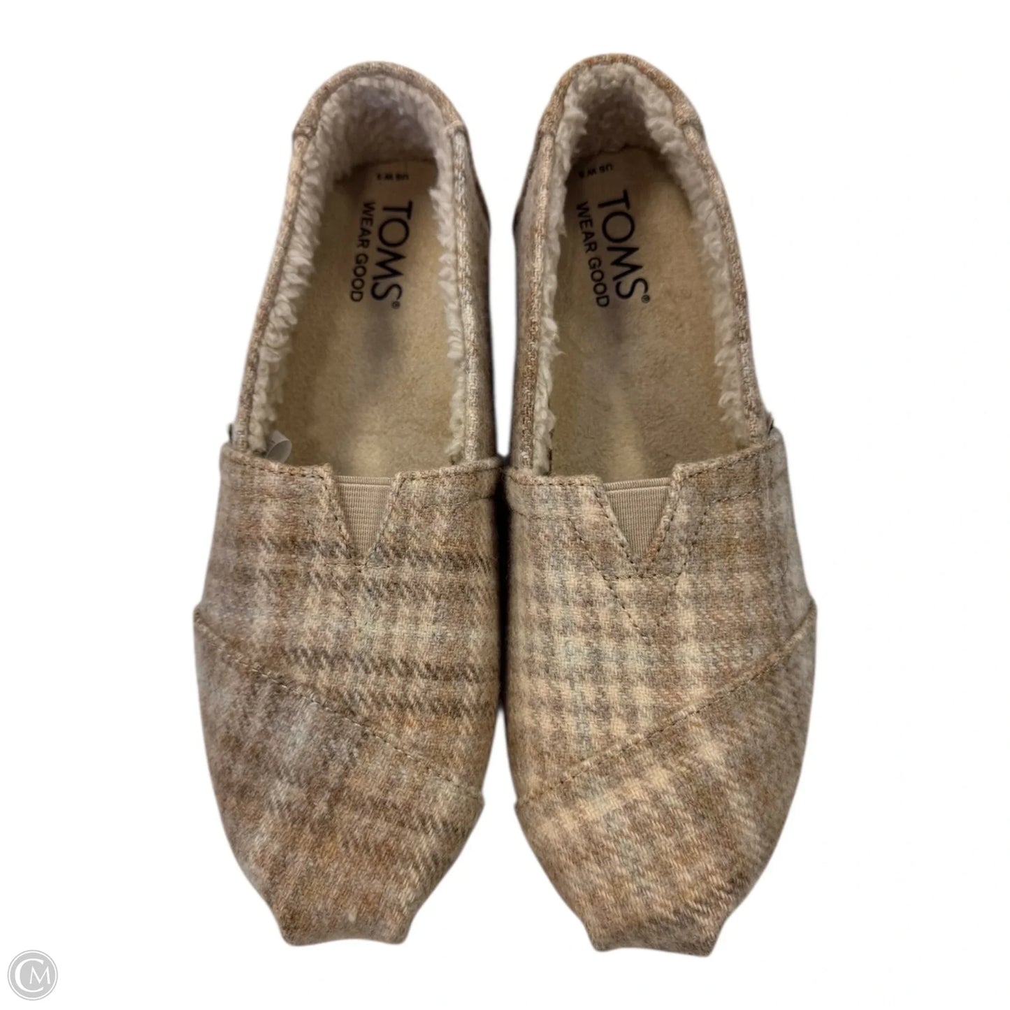 Shoes Flats By Toms In Tan, Size: 5