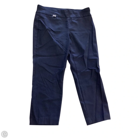 Capris By Alfani In Navy, Size: 10