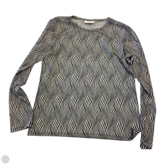 Top Long Sleeve By Clothes Mentor In Animal Print, Size: Xl