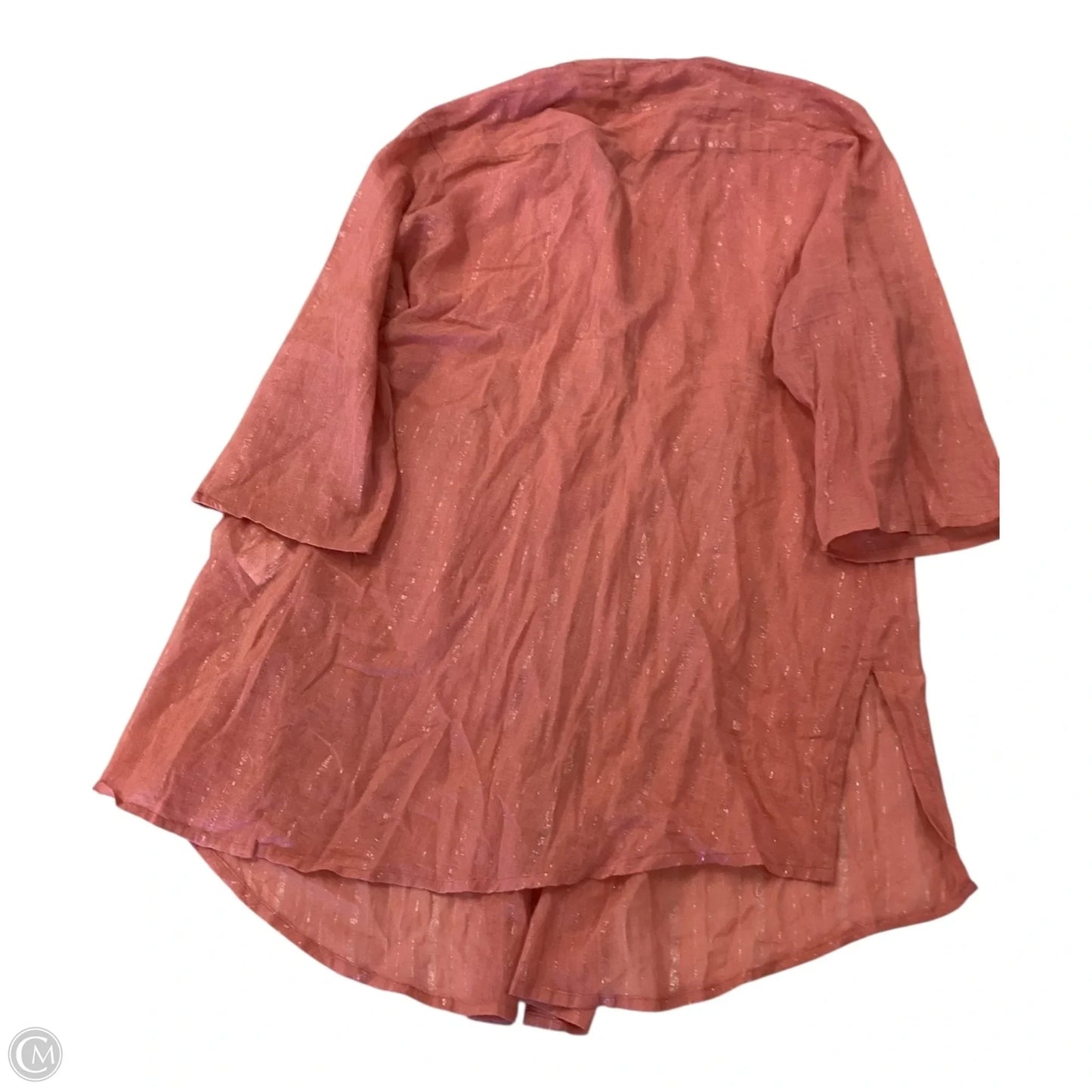 Top Short Sleeve By Clothes Mentor In Orange, Size: Xl