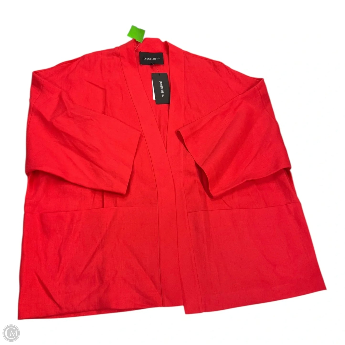 Blazer Designer By Lafayette 148 In Coral, Size: M