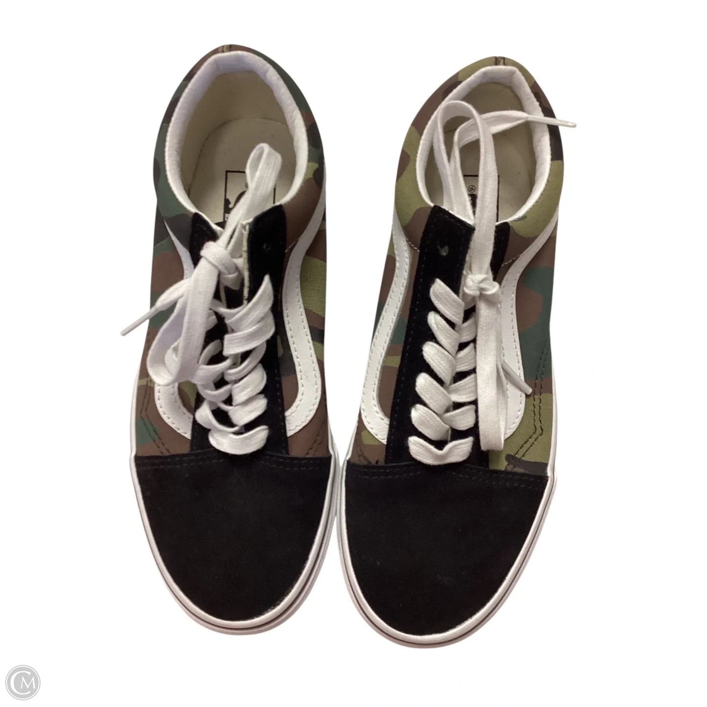 Shoes Athletic By Vans In Green, Size: 5.5
