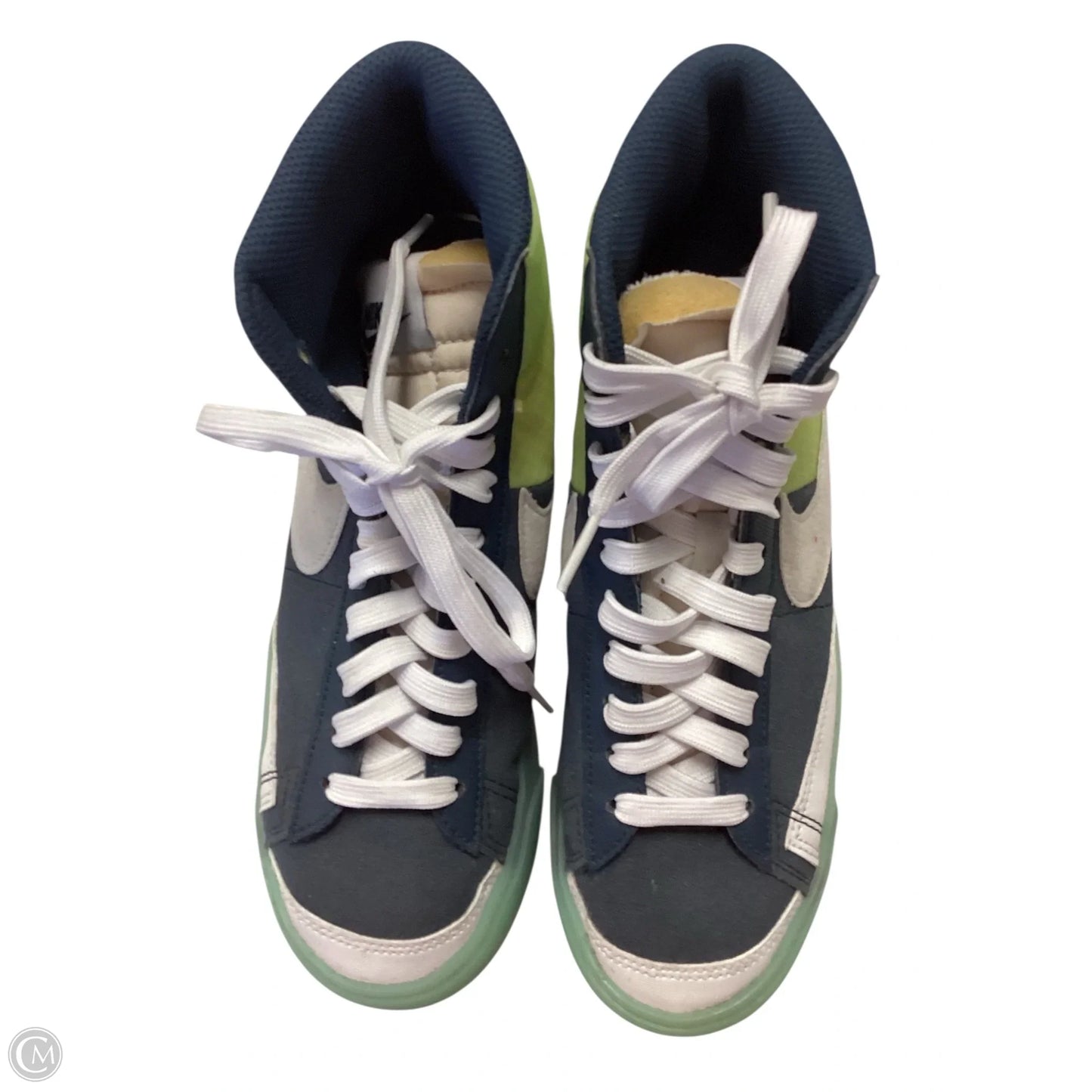 Shoes Athletic By Vans In Green, Size: 5.5