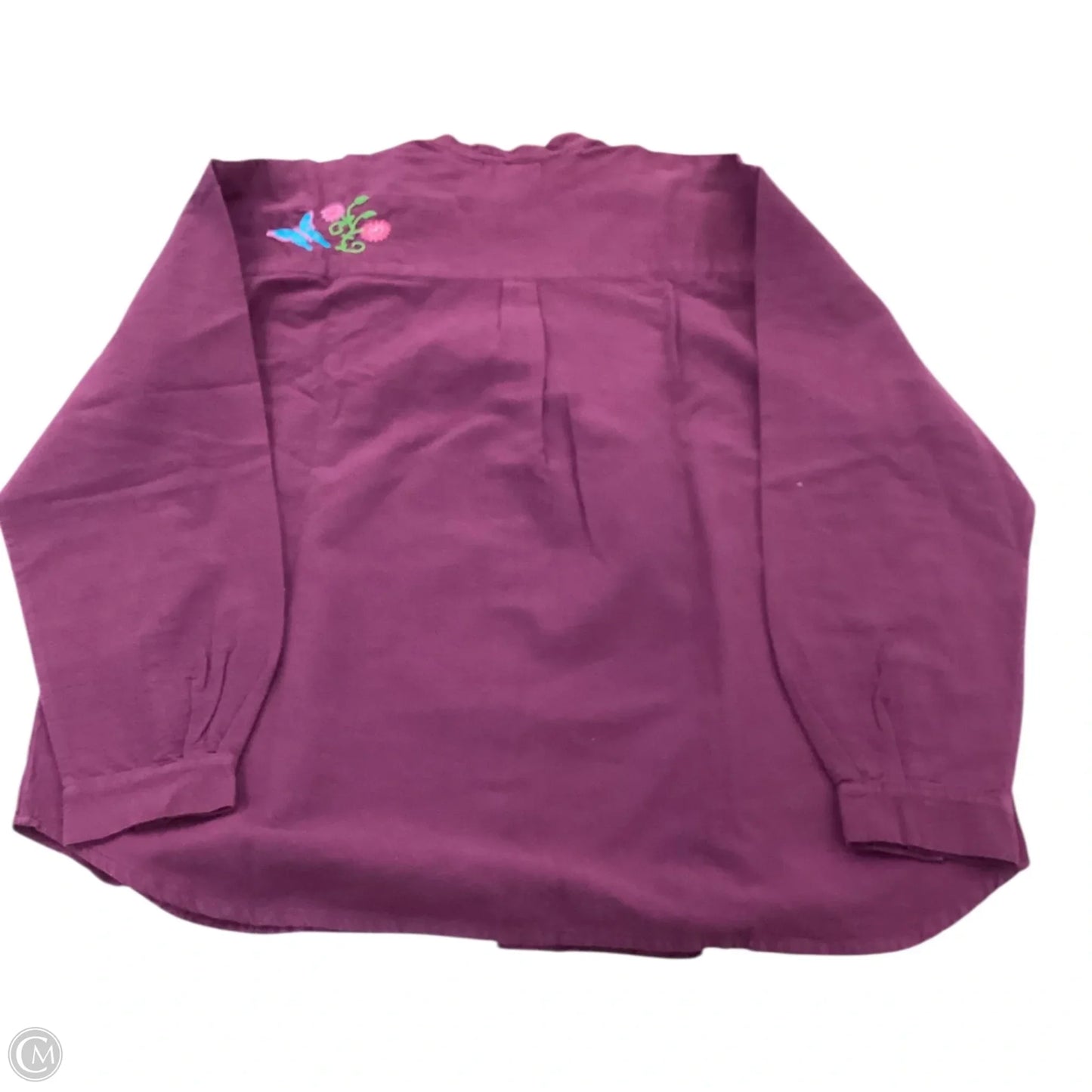 Top Long Sleeve By Clothes Mentor In Purple, Size: M