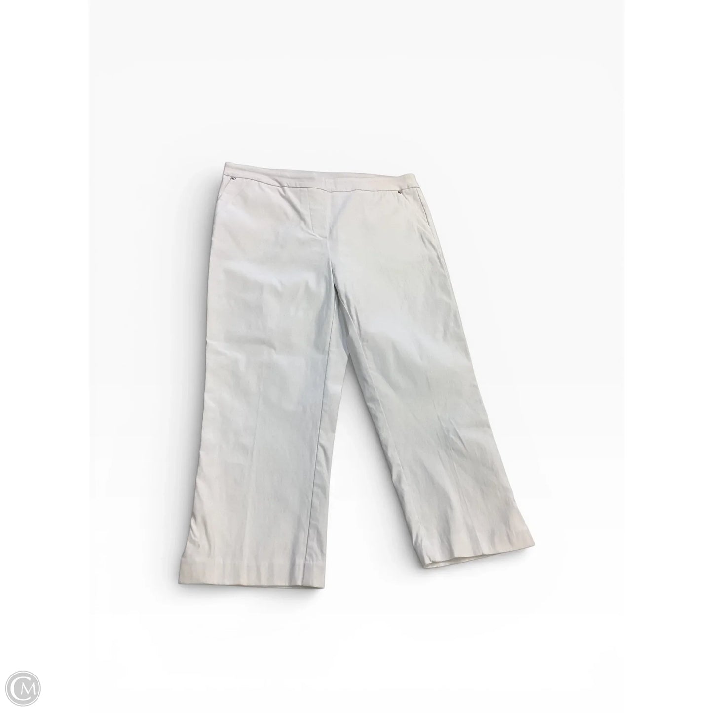Capris By Tribal In White, Size: 12
