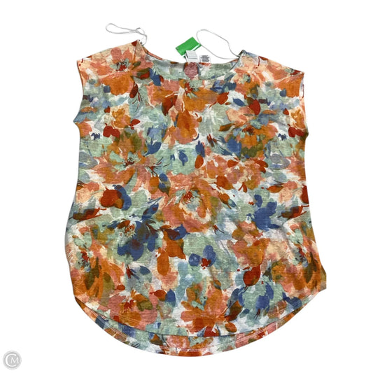 Top Short Sleeve By Joie In Multi-colored, Size: M