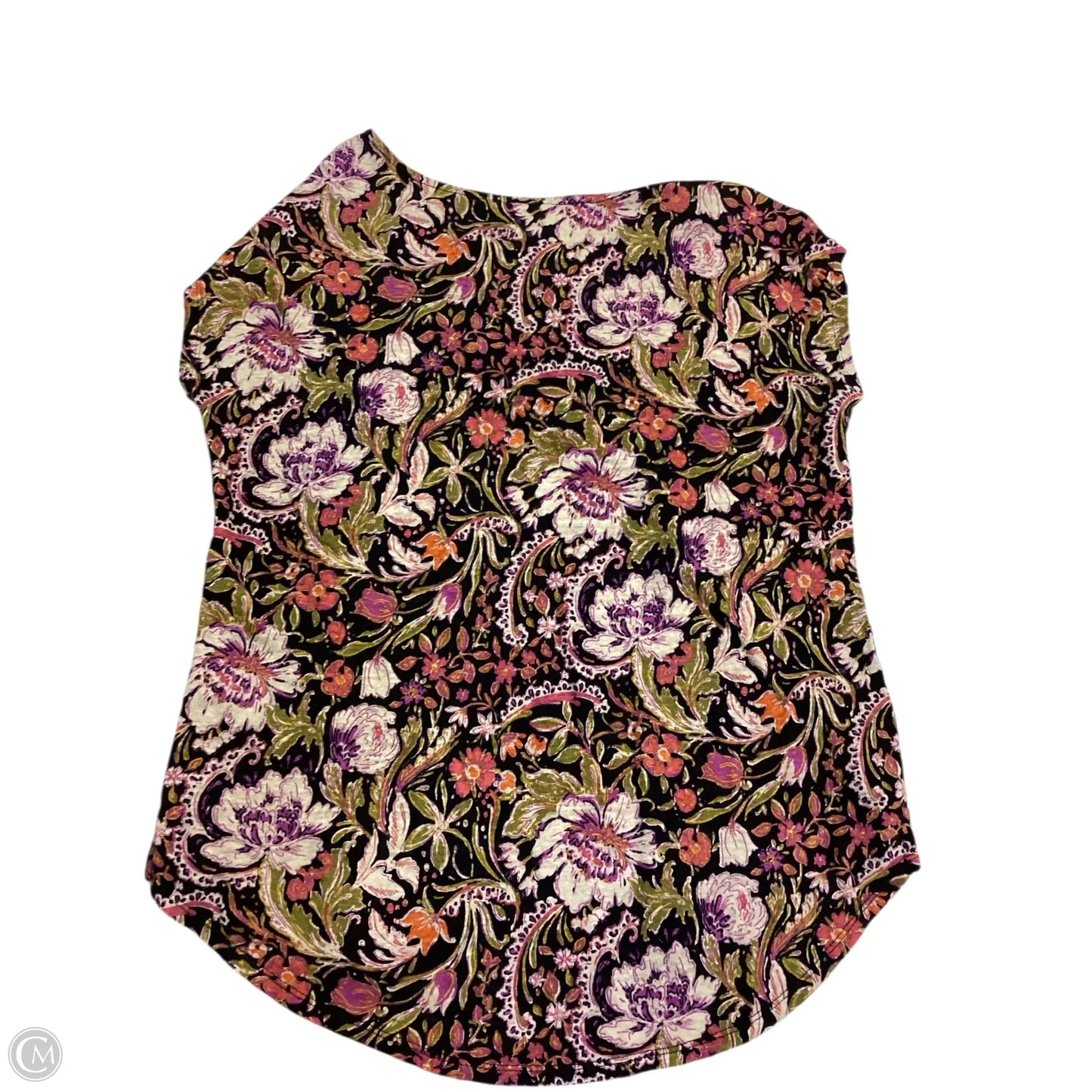 Top Short Sleeve By Joie In Floral Print, Size: M