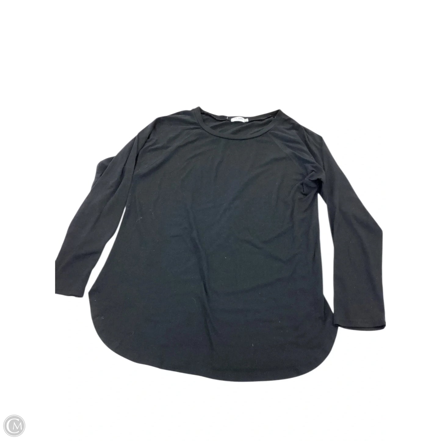 Top Long Sleeve By Clothes Mentor In Black, Size: L