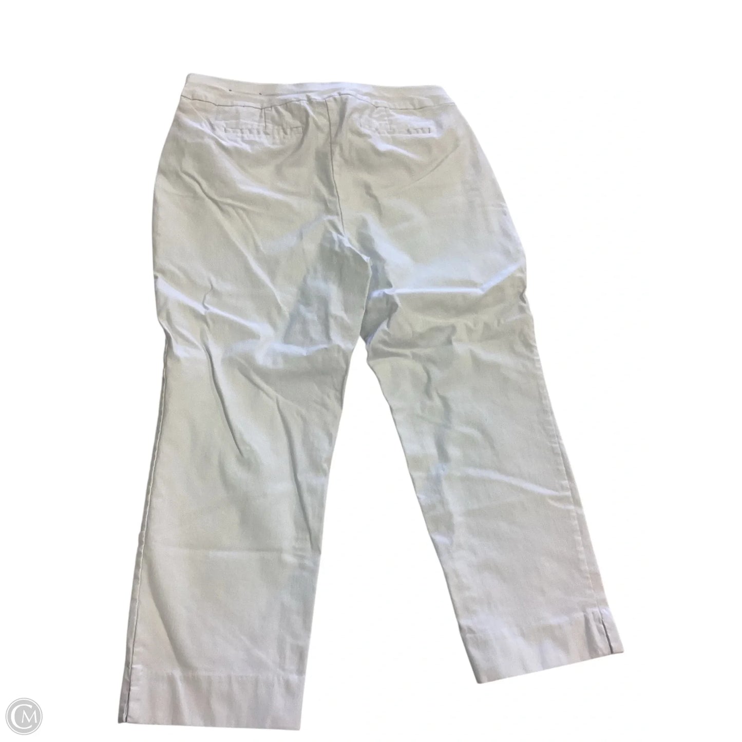 Capris By Chicos In White, Size: L