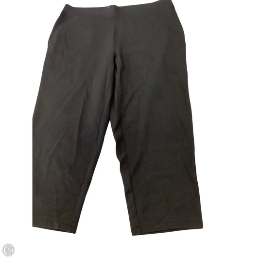 Capris By J. Jill In Black, Size: Xl
