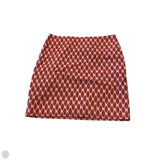 Skirt Mini & Short By Ann Taylor In Orange, Size: 4