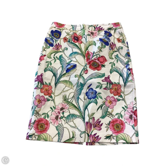 Skirt Mini & Short By Ann Taylor In Floral Print, Size: 6
