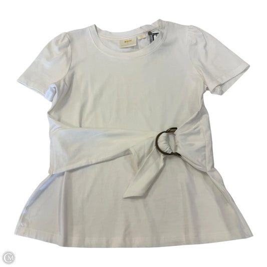 Blouse Short Sleeve By Maeve In Cream, Size: S