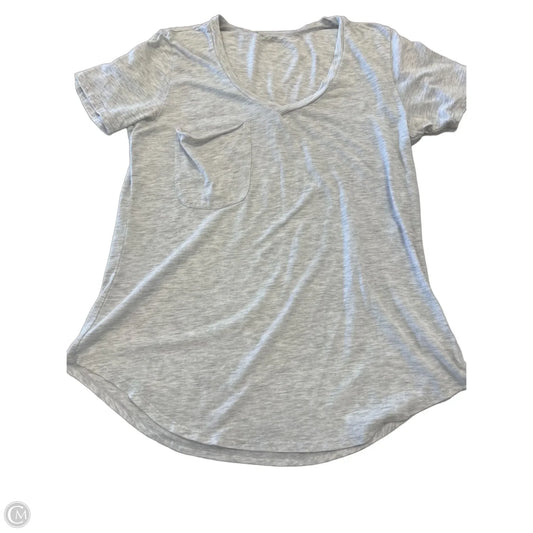 Top Short Sleeve By Z Supply In Grey, Size: L