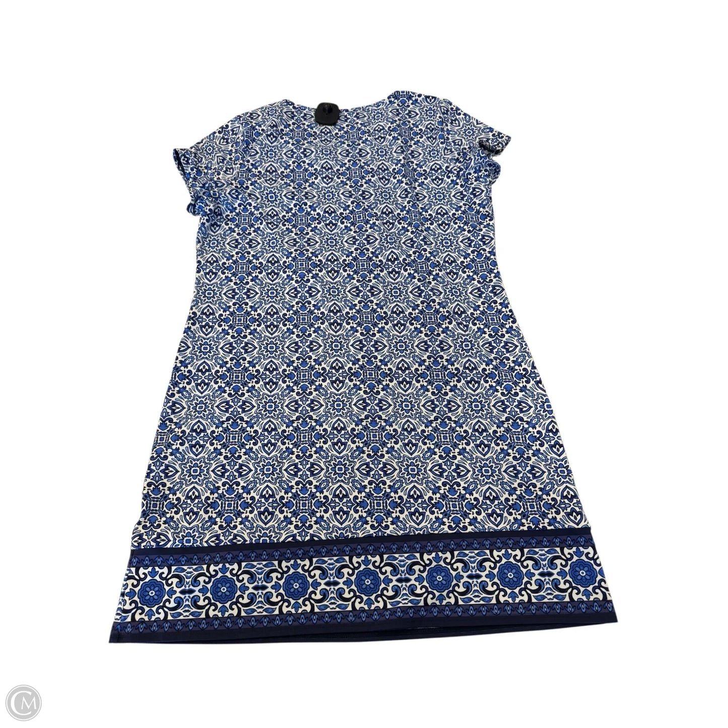 Dress Casual Short By Lands End In Blue & White, Size: S