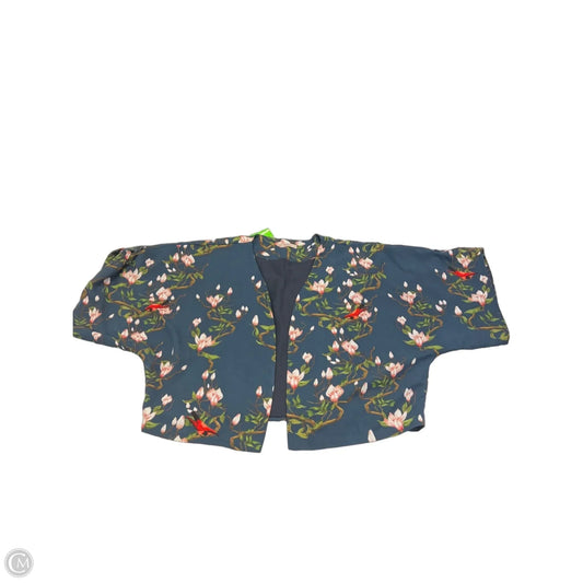 Cardigan By Clothes Mentor In Floral Print, Size: S