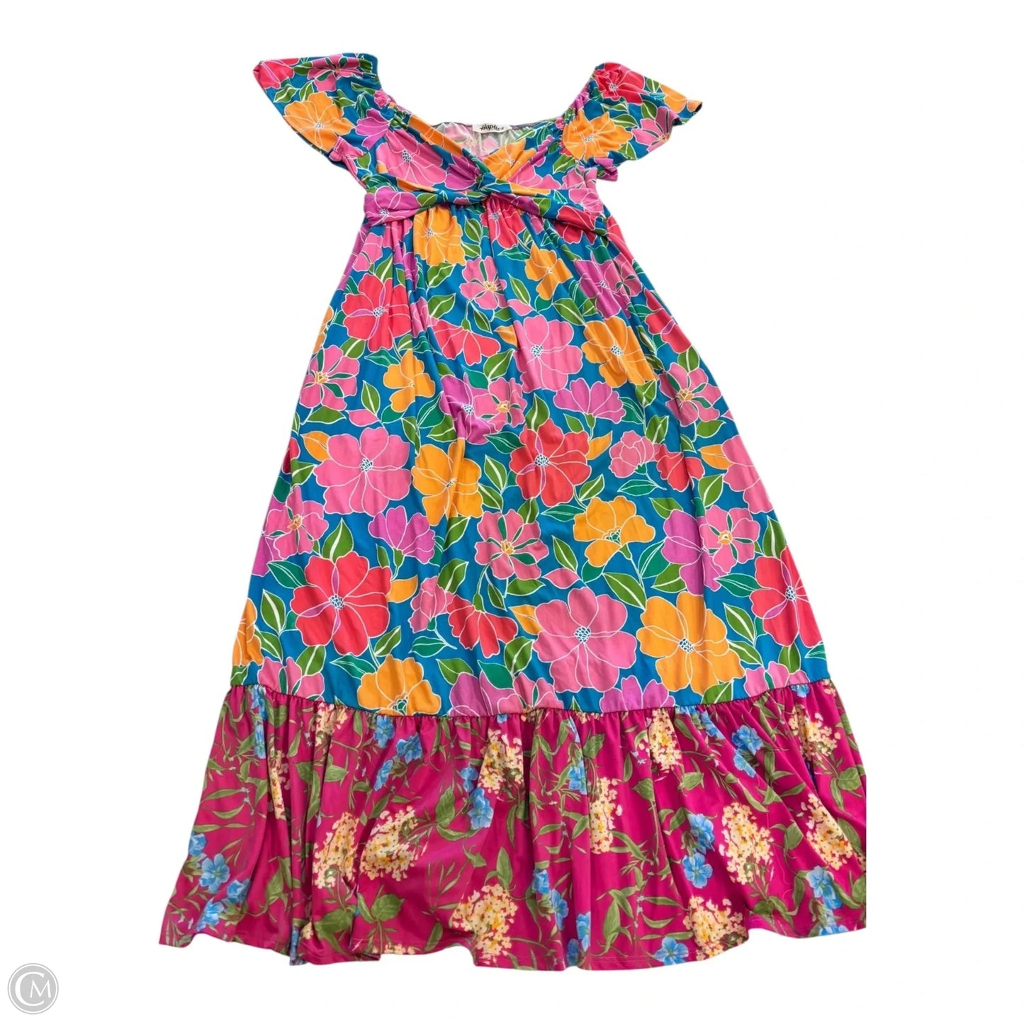 Dress Casual Maxi By Haptics In Floral Print, Size: Xl