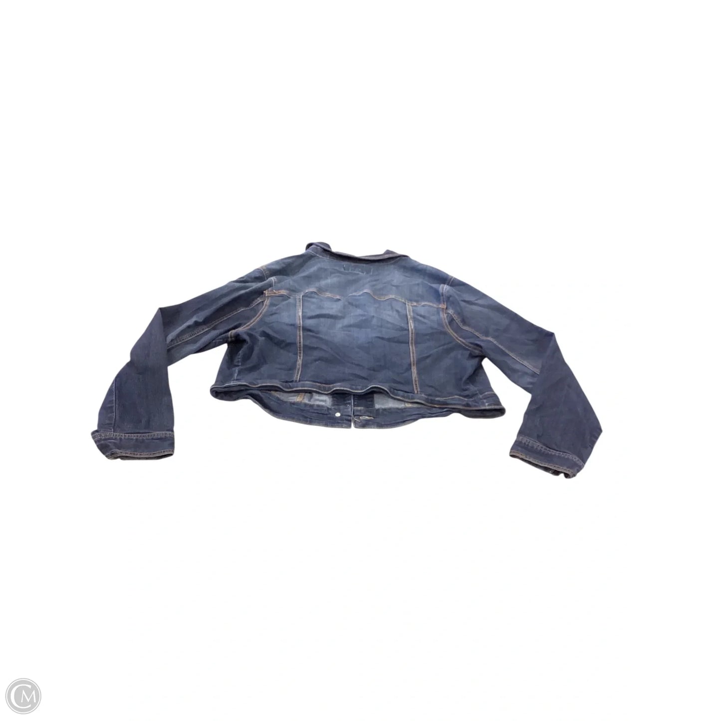 Jacket Denim By Torrid In Blue, Size: 2x