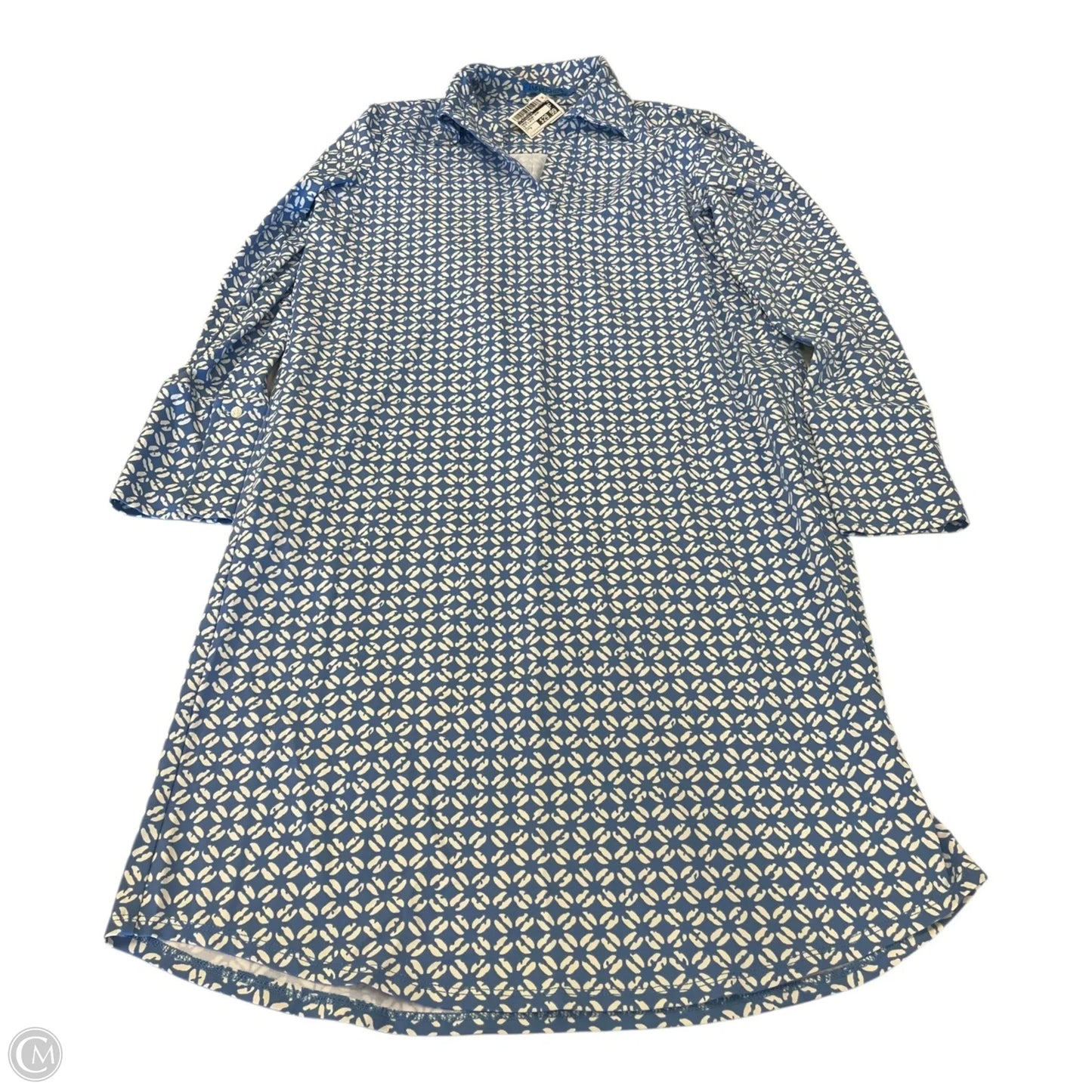 Dress Casual Short By J Mclaughlin In Blue & White, Size: S