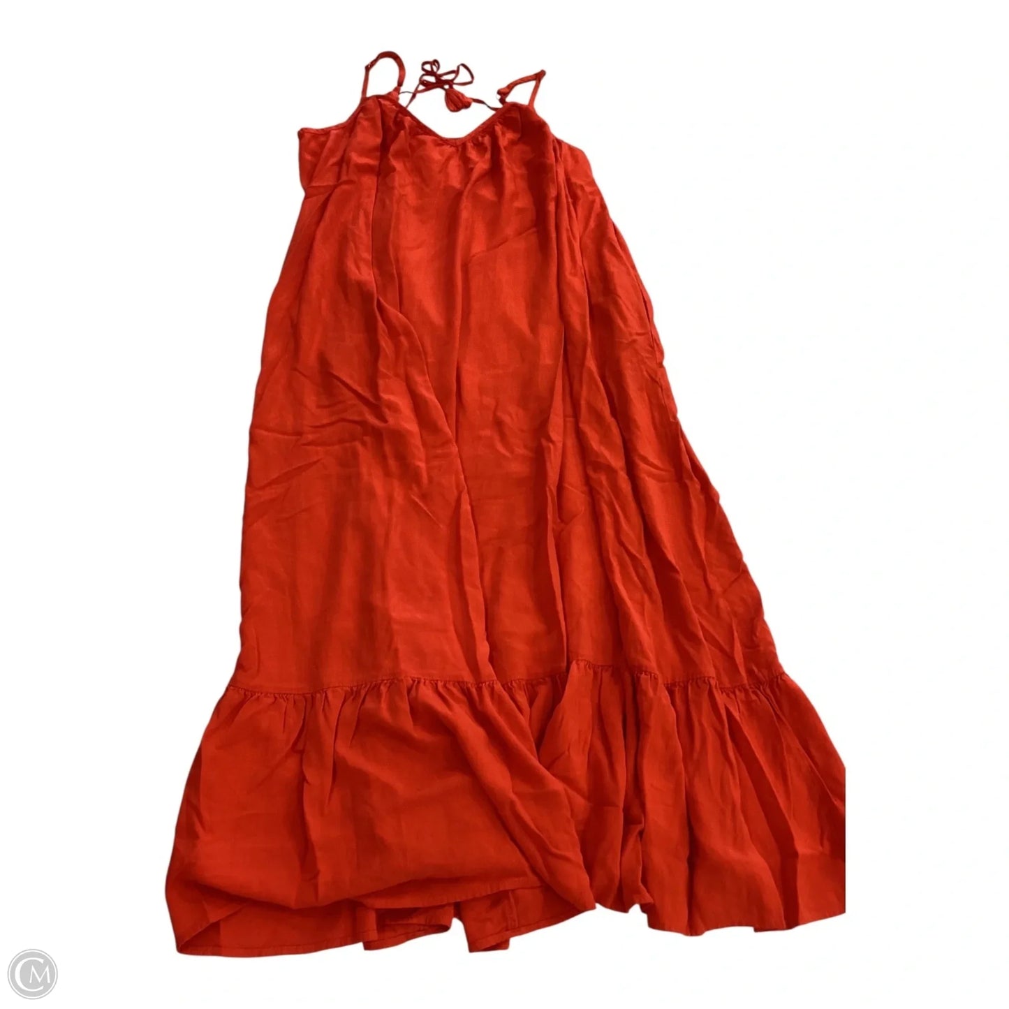 Dress Casual Maxi By Ava & Viv In Orange, Size: 2x