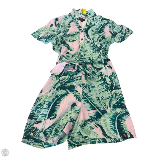 Romper By Clothes Mentor In Tropical Print, Size: M