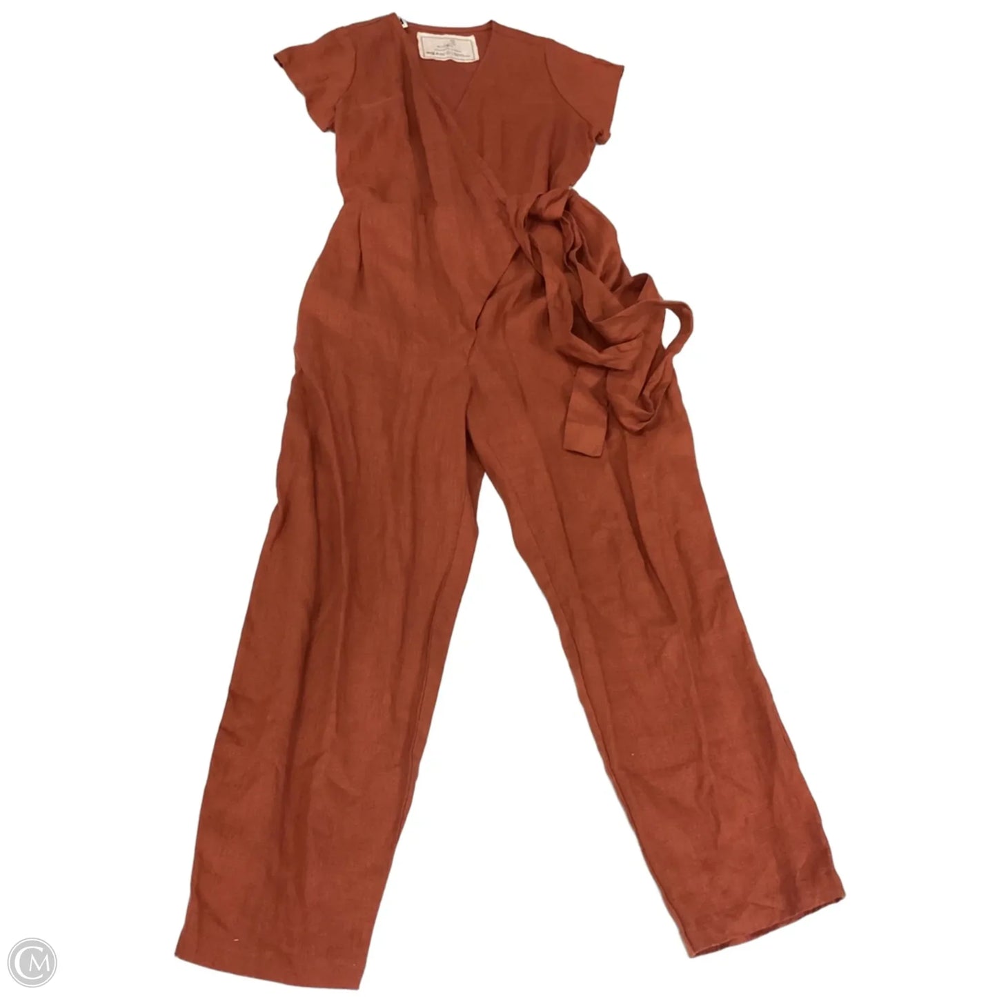 Jumpsuit By Clothes Mentor In Bronze, Size: L
