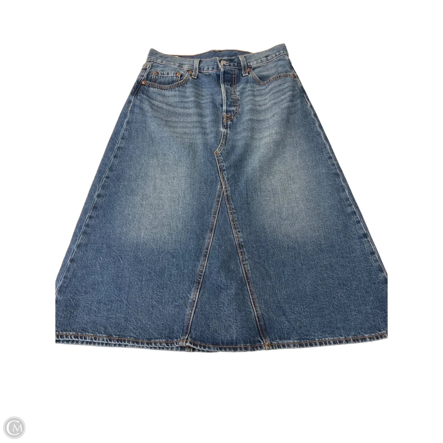 Skirt Maxi By Levis In Blue, Size: 6