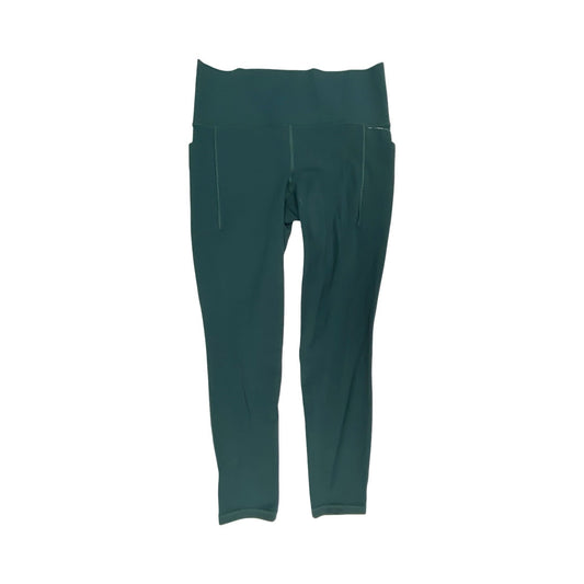 Athletic Leggings By Athleta In Green, Size:M