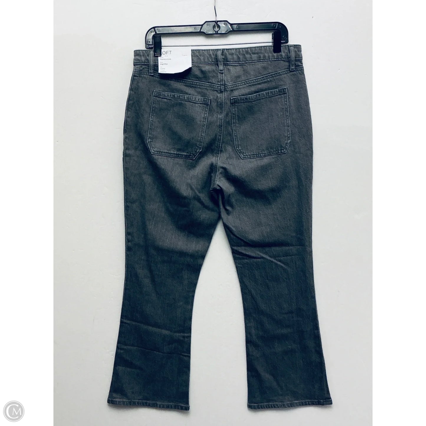 Jeans Straight By Loft In Grey, Size: 8