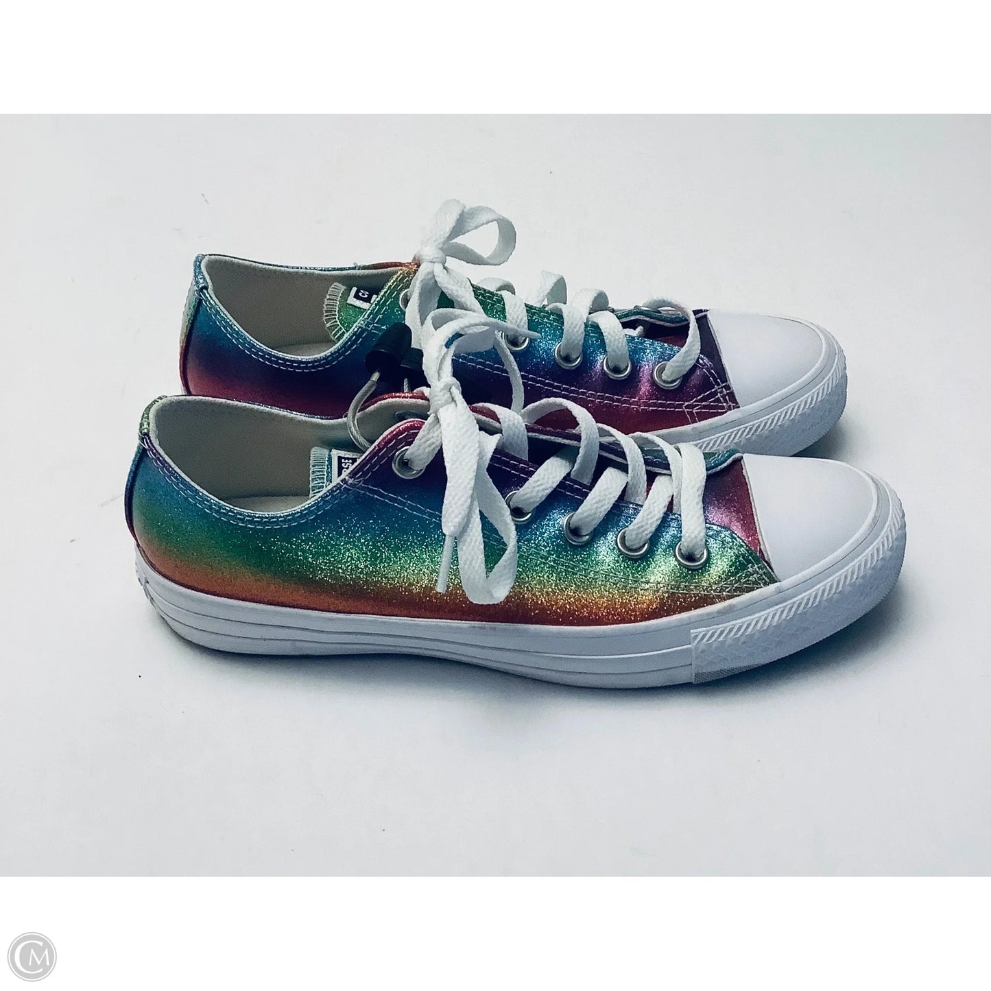 Shoes Sneakers By Converse In Rainbow Print, Size: 7
