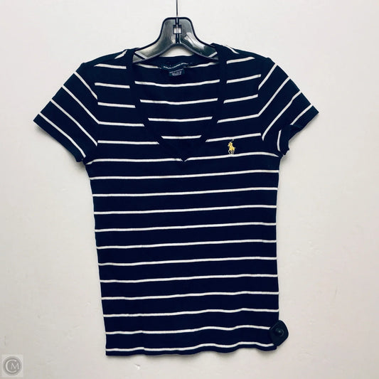 Top Short Sleeve Basic By Ralph Lauren Blue Label In Navy, Size: M