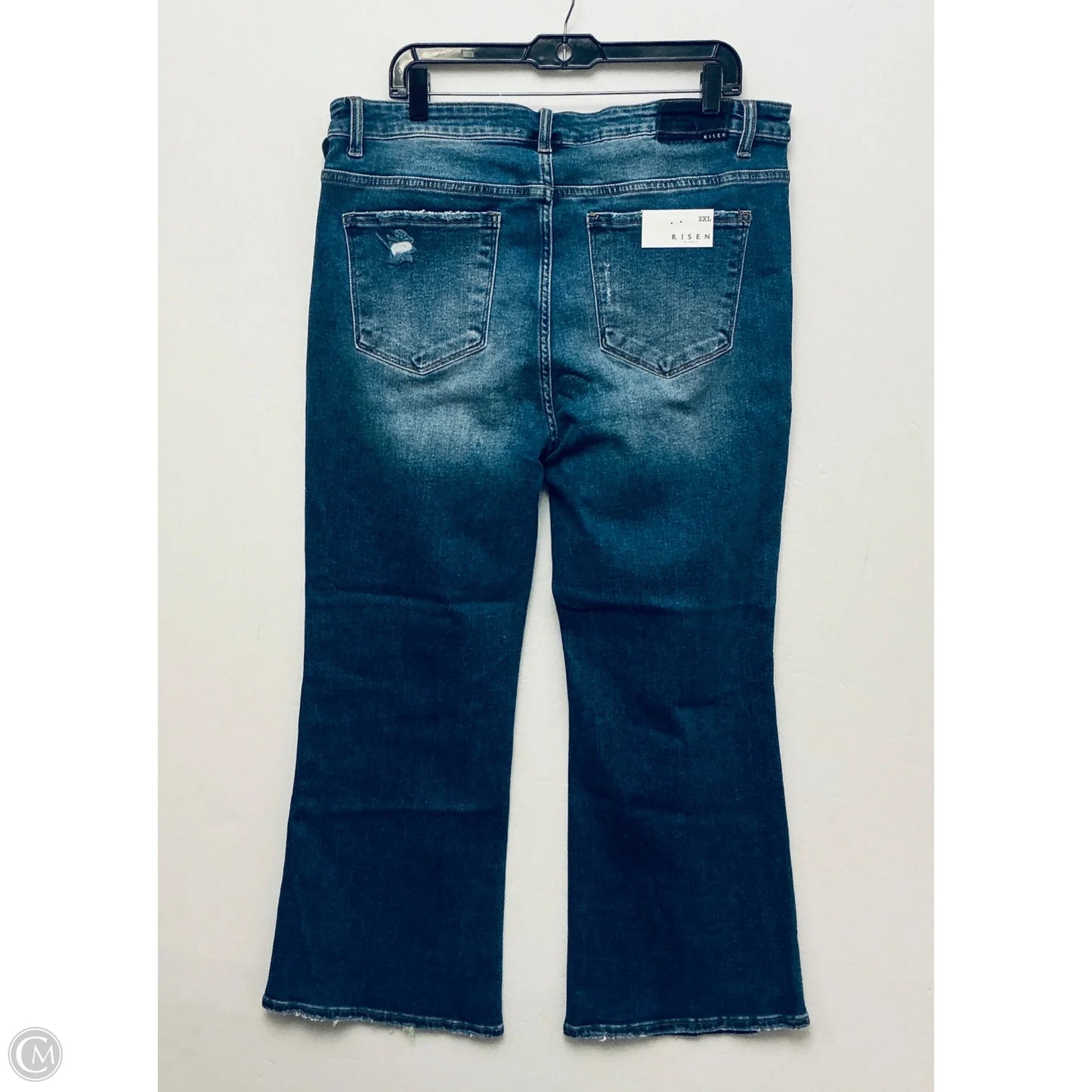 Jeans Straight By Risen In Blue Denim, Size: 20