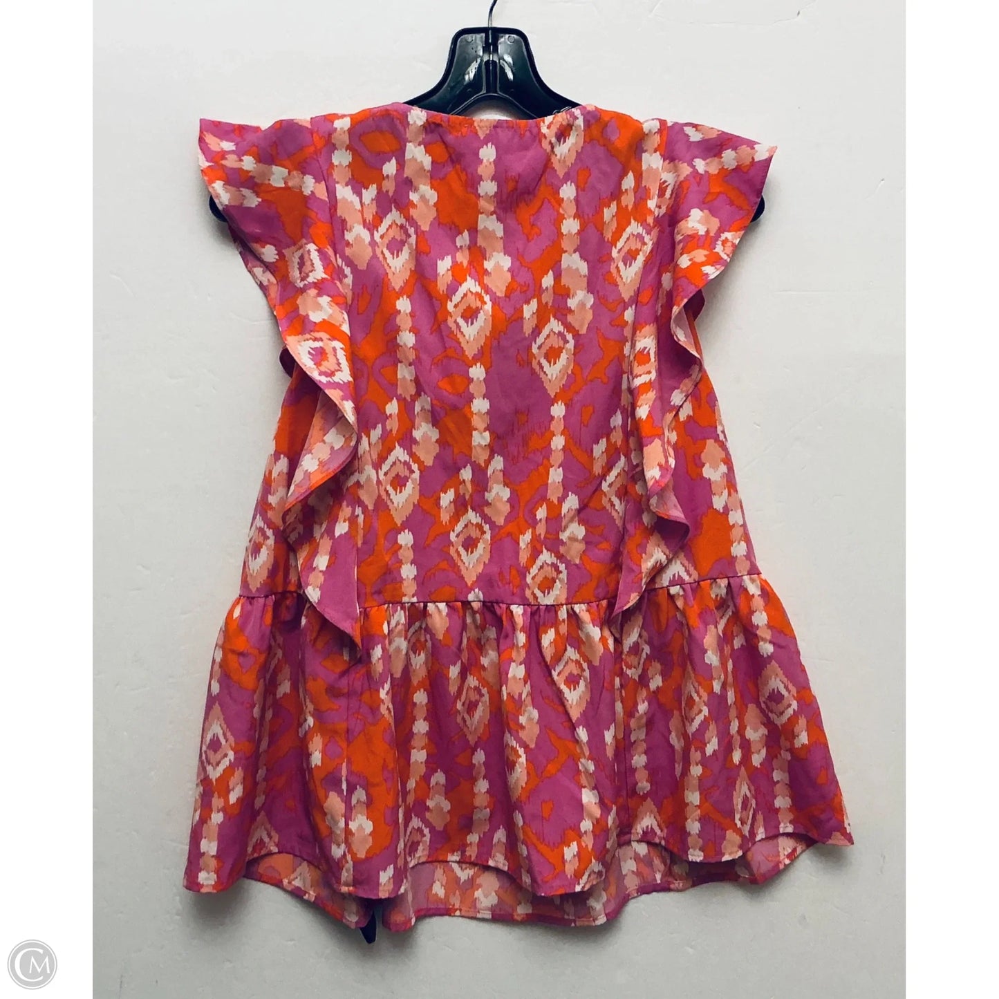 Top Sleeveless By Emily Wonder In Pink, Size: L