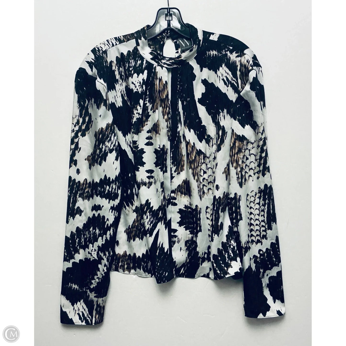 Top Long Sleeve By Worthington In Brown, Size: M