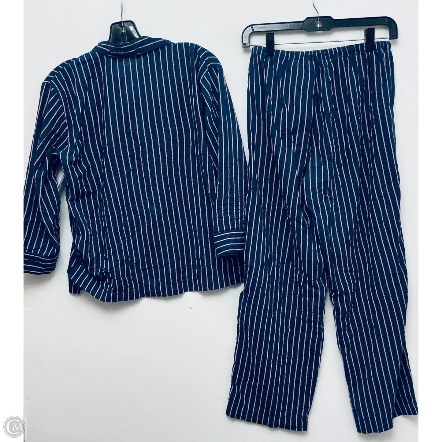 Pajamas 2pc By Lauren By Ralph Lauren In Blue, Size: S