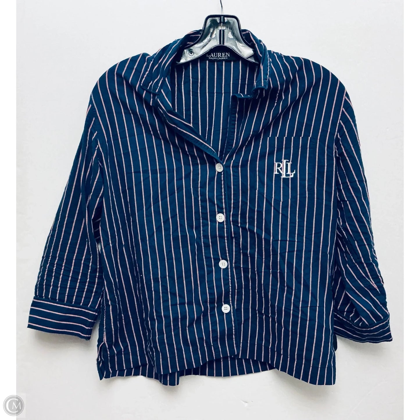 Pajamas 2pc By Lauren By Ralph Lauren In Blue, Size: S