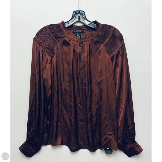 Top Long Sleeve By Rachel Zoe In Brown, Size: M