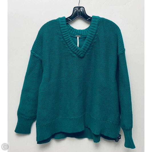 Sweater By Free People In Green, Size: Xs